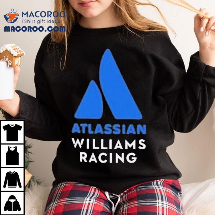 Atlassian Williams F1 Racing Stacked Logo Shirts Atlassian Williams F1 Racing Stacked Logo Shirts