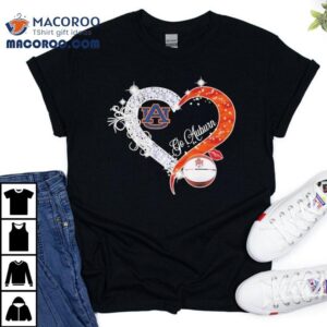 Auburn Tigers Go Gators Heart Diamond Shirt