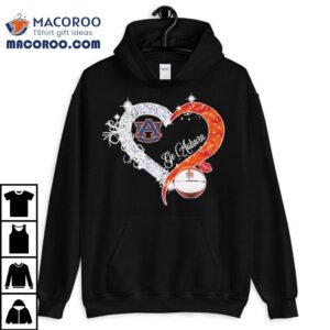 Auburn Tigers Go Gators Heart Diamond Tshirt