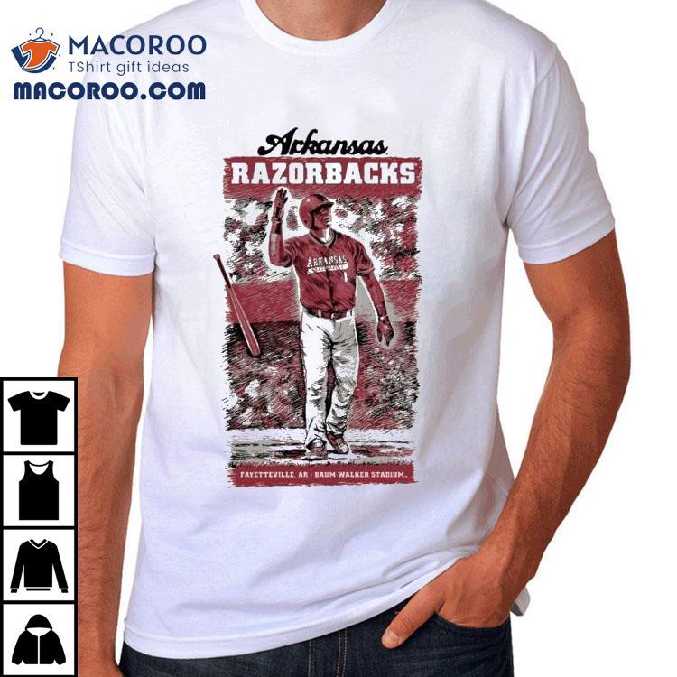 Bat Flip Arkansas Razorbacks Fayetteville Ar Baum Walker Stadium Shirt Bat Flip Arkansas Razorbacks Fayetteville Ar Baum Walker Stadium Shirt