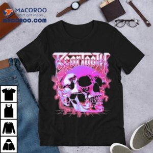Beartooth Skull Neon Lightning Tshirt
