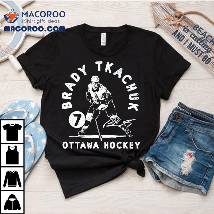 Brady Tkachuk 7 Ottawa Senators Shirt Brady Tkachuk 7 Ottawa Senators Shirt