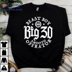 Dj Burns Jr Big Beast Boy Smooth Operator Logo Tshirt