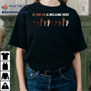 Everyone Is Welcome Here Idaho Teacher Tshirt