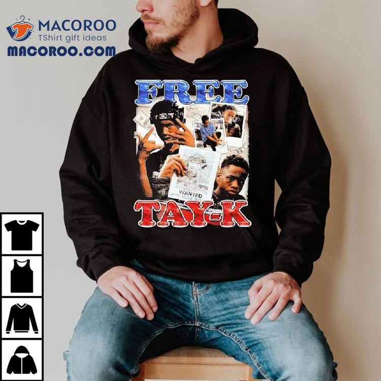 Free Tay-k Wanted Shirt Free Tay-k Wanted Shirt