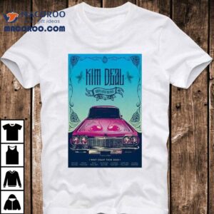 Kim Deal San Francisco Ca Concert West Coast Tour Tshirt