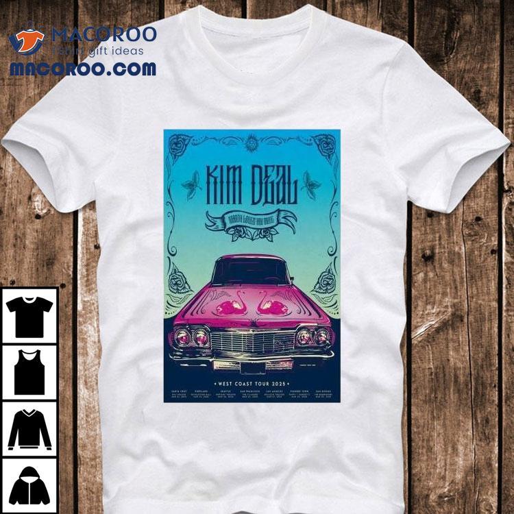 Kim Deal San Francisco, Ca Concert West Coast Tour 2025 Shirt Kim Deal San Francisco, Ca Concert West Coast Tour 2025 Shirt
