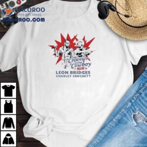 Leon Bridges And Charley Crockett The Crooner And The Cowboy Tshirt