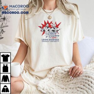 Leon Bridges And Charley Crockett The Crooner And The Cowboy Tshirt