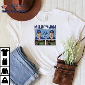 Milb Jam Biggio And Helton Asheville Tourists Baseball Cartoon Tshirt