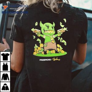 Prizepicks X Paperfrank Money Flowers Tshirt