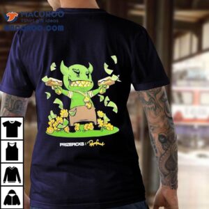 Prizepicks X Paperfrank Money Flowers Tshirt