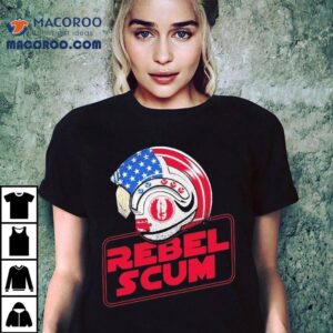 Star Wars Rebellion Lives Rebel Scum Helme Tshirt