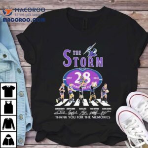 The Melbourne Storm 28th 1997 2025 Thank You For The Memories Road Abbey Signatures Shirt