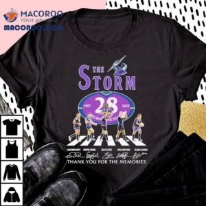 The Melbourne Storm 28th 1997 2025 Thank You For The Memories Road Abbey Signatures Shirt