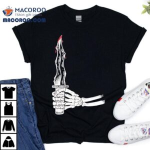 Warren Zeiders Bella + Canvas Skeleton Hands Knife Shirt