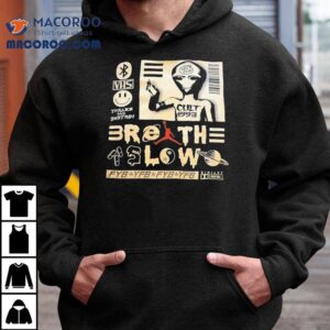 1993 retro alien cult design breathe easy vintage t-shirt