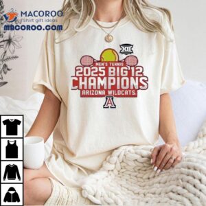 2025 Big 12 Champions Arizona Wildcats Tennis T-shirt