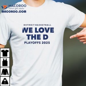 Detroit Playoff Pride Basketball Tshirt