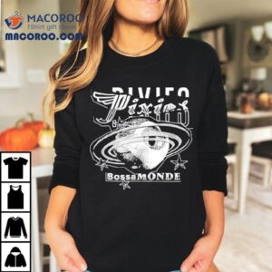 2025 global tour graphic tshirt featuring pixies bossa monde artwork