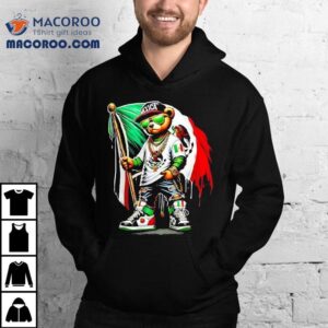 2025 trendy mexican bear hiphop design tshirt
