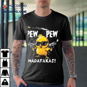 Angry avian armed and dangerous t-shirt