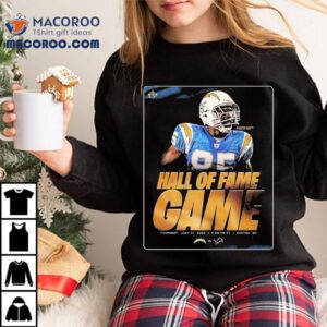 Antonio Gates Detroit Lions 2025 Hall of Fame tribute game in Canton t-shirt