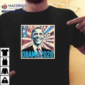 Barack Obama 2028 late night vibes t-shirt