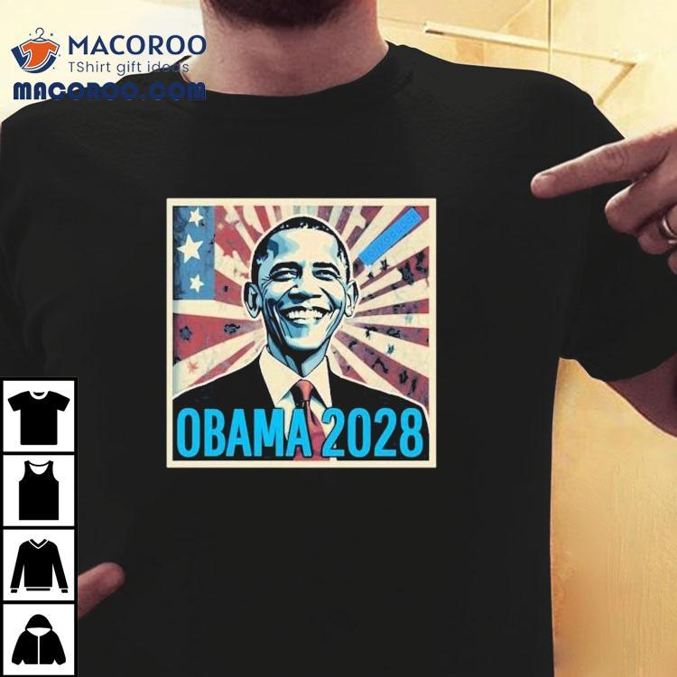 Barack Obama 2028 late night vibes t-shirt Barack Obama 2028 late night vibes t-shirt