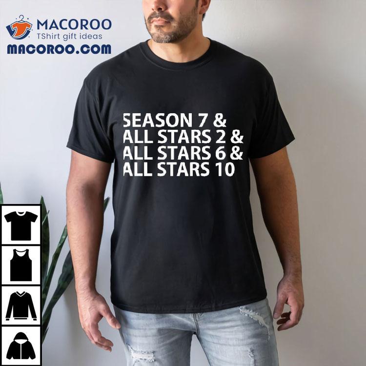Celebrate every iconic moment from seasons 7 to 10 with this stylish t-shirt Celebrate every iconic moment from seasons 7 to 10 with this stylish t-shirt