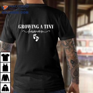 Celebrate mom with a cute baby bump design tshirt