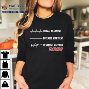 Chicago Cubs Fan Celebrates Normal And Historic Heartbeats With This Cool Tshirt