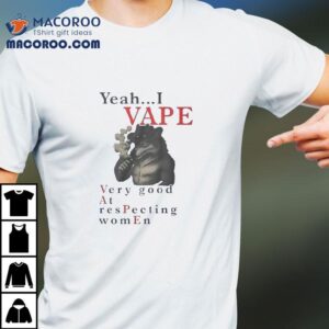 Cool wolf design with a bold vaping and equality message tshirt