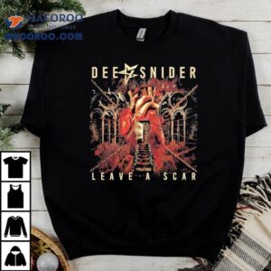 Dee Sniders Iconic Leave A Scar Album Art Tshirt