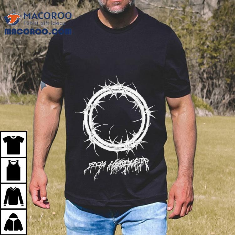 Edgy Thorn Circle Design Boy Harsher Tshirt Edgy Thorn Circle Design Boy Harsher Tshirt