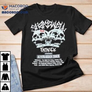 Fat Nick And Shake Bring Skull Designs To Life On Their Exclusive Tour Tshirt