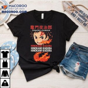 Flame Inspired Tanjiro Design Tshirt
