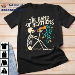 Heathens Band Celebrates Thanksgiving With Skeleton Trumpet Tshirt