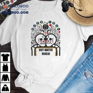 Hot Water Music Band Fan Favorite Graphic Tshirt