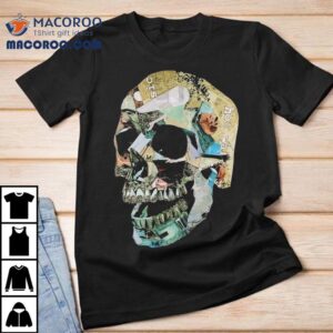 Hot Water Music Vinyl Artwork Skull Design T Tshirt
