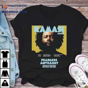 Kamasi Washington Announces Australian Tour Dates On Tshirt
