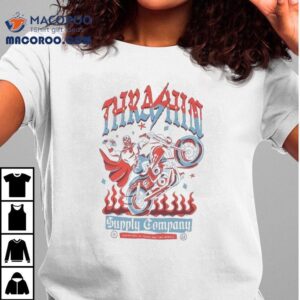 Lucha Libre Inspired Taco And Motorcycle Themed Tshirt