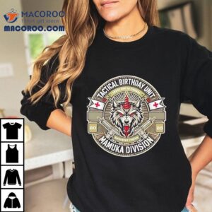 Mamuka Division Georgian Legion 2025 Wolf Tactical Birthday Unit T-shirt