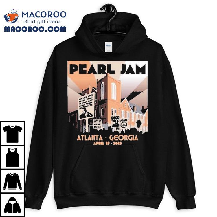 Pearl Jam 2025 tour dark matter Atlanta April event t-shirt Pearl Jam 2025 tour dark matter Atlanta April event t-shirt