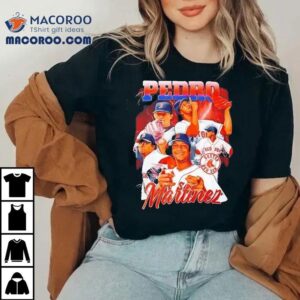 Retro Pedro Martinez Boston Red Sox Baseball Tshirt