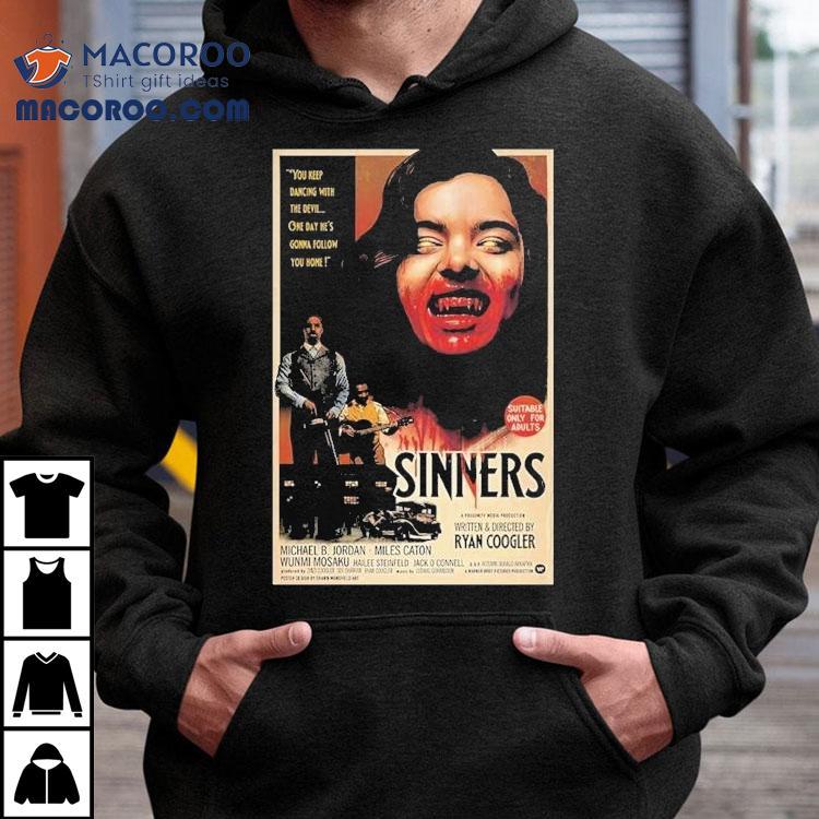 Ryan Coogler and Michael B Jordan team up for bloody 2025 horror film tshirt Ryan Coogler and Michael B Jordan team up for bloody 2025 horror film tshirt