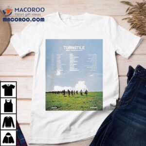 Turnstile announces 2025 summer tour across Europe and the UK t-shirt