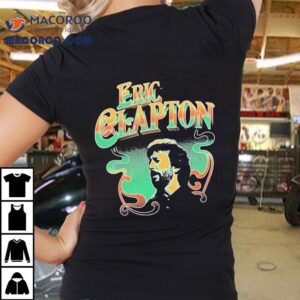 Vintage Eric Clapton concert image on classic t-shirt