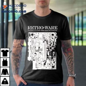 Vintage gaming treasures and arcade wisdom on this retro tshirt