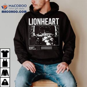 West Coast vibes with Lionhearts latest album release t-shirt